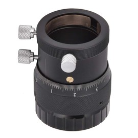 Astronomical Telescope Helical Focuser,Aluminium Alloy 1.25inches Inner T Interface Double Helical Focuser High Precision 10mm Focusing Stroke for Astronomical Telescope