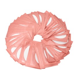 Eye Pads for Lash Extensions 50 Pairs Eyepads Eyelash Extensions Eye Patch Under Gel Patches Lash Extension Supplies (Pink Color)