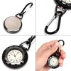 WONOLO Clip on Carabiner Luminous Face FOB Digital Watch for