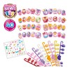 Aquabeads 35007 Fingernails Refill Set Yellow Pink Nail Design