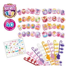 Aquabeads 35007 Fingernails Refill Set Yellow Pink Nail Design