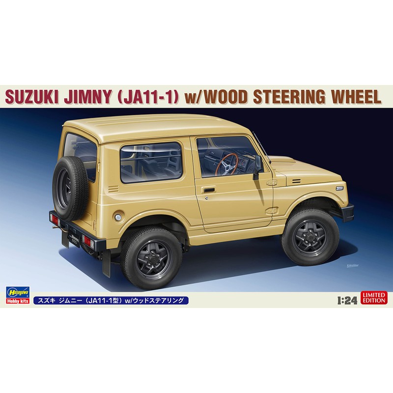 Hasegawa 20568 1/24 Suzuki Jimny (JA11-1) w/ Wood Steering Plastic