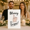 Funny Engagement Card – “Blimey Just Got Proper” – Humorous