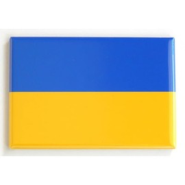 Ukraine Flag Fridge Magnet (2.5 x 3.5 inches)