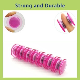 PYJLBX Fridge Magnets, 42 Pack Refrigerator Magnets Strong Magnets Small Magnets, Whiteboard Magnets, Heavy Duty Magnets, Round Cute Mini Magnets for Whiteboard, Crafts, Fridge,Office,Classroom (Rose)