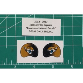 2013-2017 Jacksonville Jaguars Diecut *DECAL SHEET ONLY Football Gumball Helmets