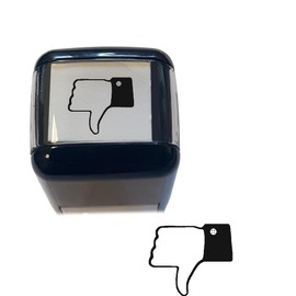 Teacher's Stamp School Stamp Thumb Up Thumb Down - Bad Good - Positive Negative Rating Performance Bonus Card Stamp 10 x 10 mm (Thumb Down - Bad - Negative)