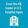 Nexcare 731 First Aid Waterproof Tape w/Dispenser,1-Inch x180-Inch, Flexible