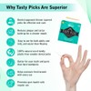 Tasty Picks Flavored Wooden Dental Picks - Promotes Plaque Removal