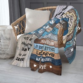 Gifts for Husband Anniversary, Valentines Day Husband Birthday Gift, Husband Gifts from Wife, Best Husband Gift, Wedding Gifts for Husband, Birthday Gifts for Husband from Wife Blanket 60"X50"