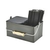 Genware Table Caddy Dark Olive 24.5 x 15.5 x 12.5cm,