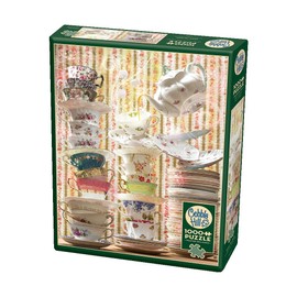 Cobble Hill 1000 Piece Puzzle - Magic Tea Shop - Sample Poster Included