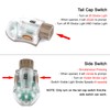 NECARL Tactical Helmet Light with IR Strobe + 5-Speeds Strobe
