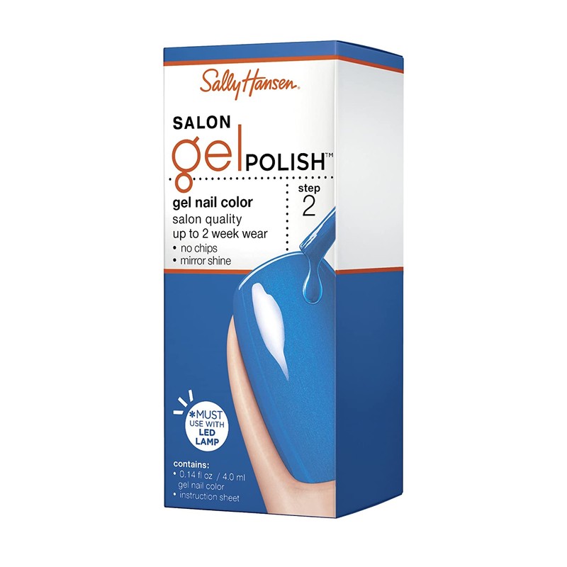 Sally Hansen Salon Pro Gel Nail Polish Lacquer, Blue My