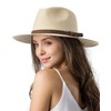 FURTALK Unisex Panama Hat Wide Brim Sun Hat for Men