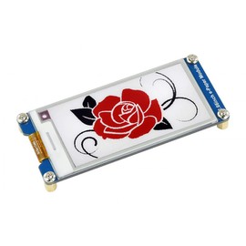 Coolwell 2.66 inch E-Paper E-Ink Display Module (B) for Raspberry Pi/Jetson Nano, 296 x 152 Pixels, SPI Interface, Red/Black/White, Three-Colour
