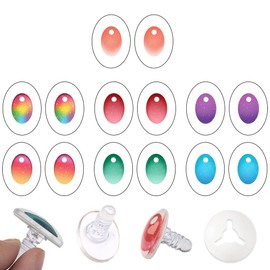 14PCS Safety Eyes for Stuffed Animal Doll Making with Washer Amigurumi Eye for Crochet Craft Doll Eyes Stuffed Crochet for Crafts Decorations