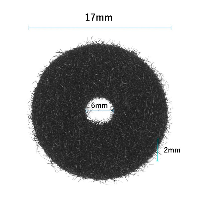 Audiophan Guitar Strap Button Felt Washer Lock Strap Gasket 17mm