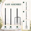 Glossy Black 72" h Replacement Pole for Large Wind Spinner,