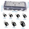 COHEALI 72 Pcs Stainless Steel Clamp Set Durable Tube Hose