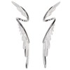Long Angel Feather Wing Earrings Drop Dangle Stud for Women