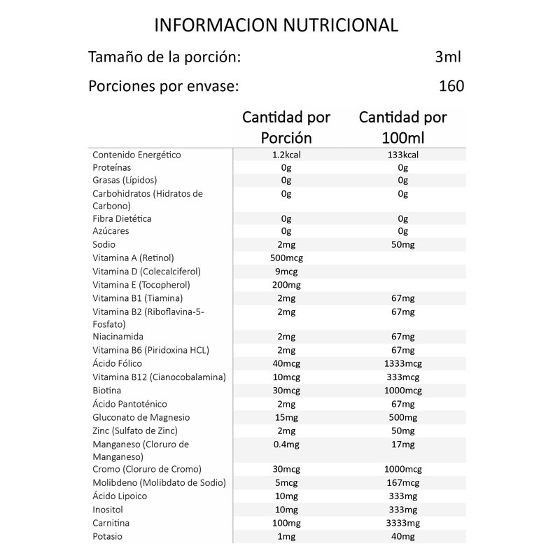Gadavyt DBT Multivitamin 480ml.