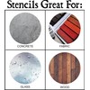 Greek Letter Stencil Kit - Reusable Stencils - Paint and