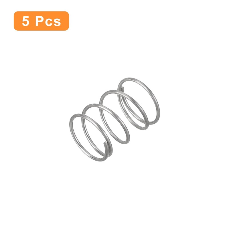 QUARKZMAN Pack of 5 Compression Springs, 0.5 x 7 x