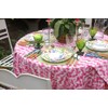 Caspari Summer Garden Paper Salad & Dessert Plates in White,