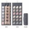 Double Sides Foldable Hanging Storage Bag For Underwear Underpants Socks