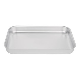 Vogue K432 Aluminium Bakewell Pan 320X215mm Heavy Duty Baking Commercial, Silver
