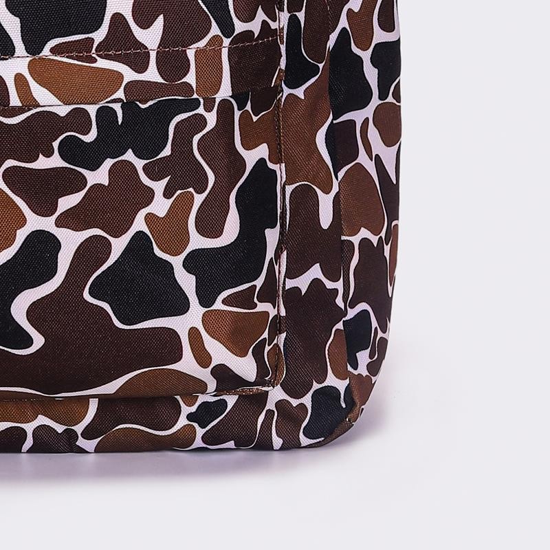 Brown camouflage Print Kids Backpack:_BA0139