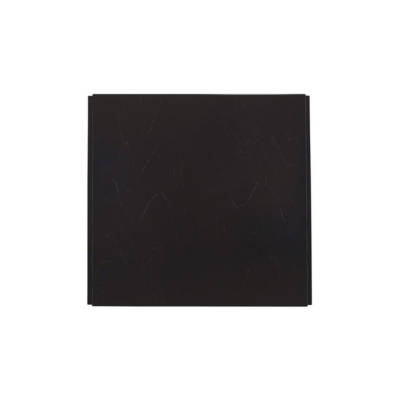 Linon Ervin Wood Square Drop Leaf Table in Black