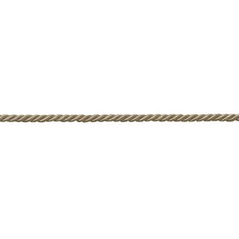 Small 5mm Brass Beige Basic Trim Decorative Rope|Sold by The Yard (91cm / 3 Ft / 36")|Style# 0316NL (8641)|Color: Sandstone - A10