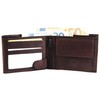 Excellanc 3000124 Men's Wallet Real Leather Landscape Format 9 x