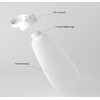 Wabmipe 150ml/5oz Clear Plastic Cosmetic Squeeze Bottles with Flip Caps,