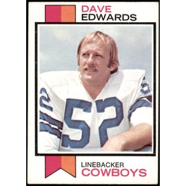 1973 Topps # 369 Dave Edwards Dallas Cowboys (Football Card) EX/MT Cowboys Auburn