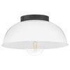 Lark STU Small Flush Mount Light - Cased Opal Glass