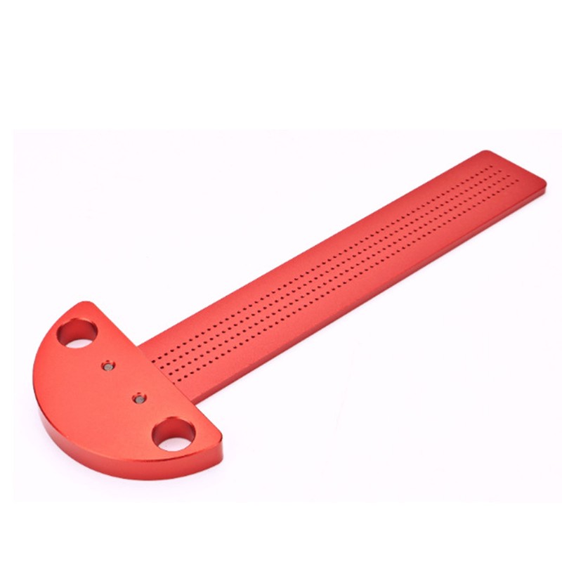 Woodworking Scriber T Square Ruler Hole Positioning Scribing Tool Marking