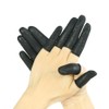 ccHuDE 200 Pcs Latex Finger Cots Fingertips Protective Cots Rubber