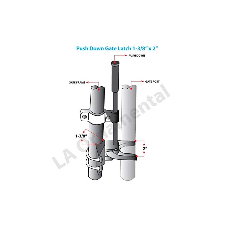 Auto Pool Latch 1-3/8" X 2" for Pool Chain Link