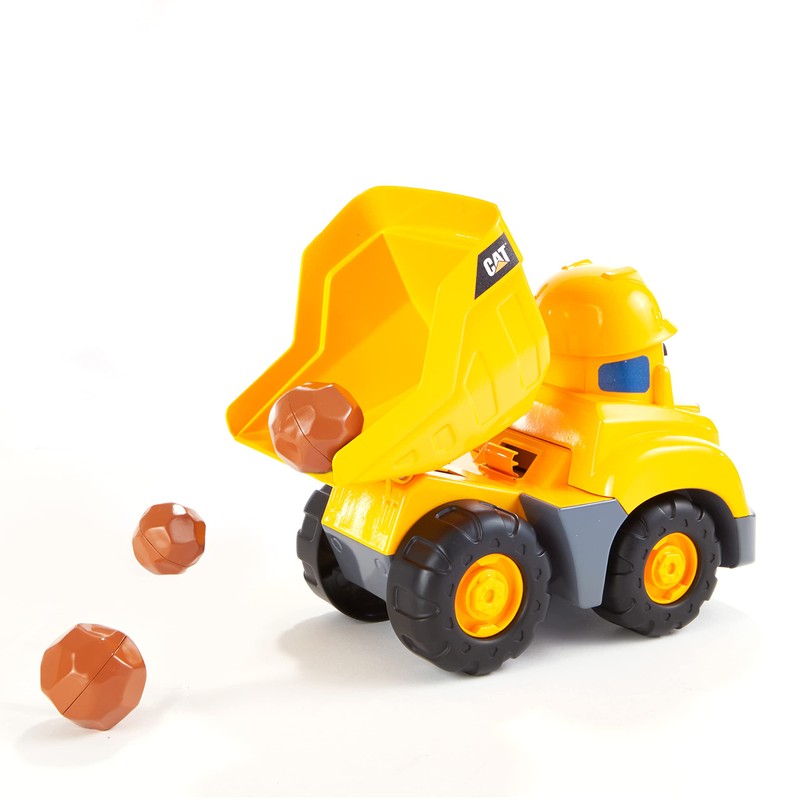 CAT Construction Toys, Buddies Preschool Dump Truck, Junior Crew, Interactive,