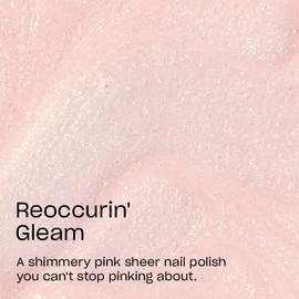 OPI OPI Nail Lacquer Reoccurin' Gleam | Sheer Pastel Pink Shimmer Chip Resistant Nail Polish | OPI'm Dreaming Collection