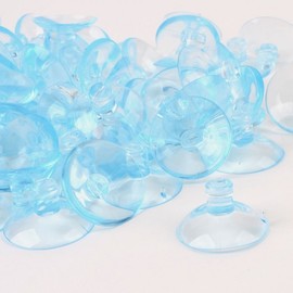 500-Pack 35mm Clear Suction Cups for Mounting & Fixing Rubber Suction