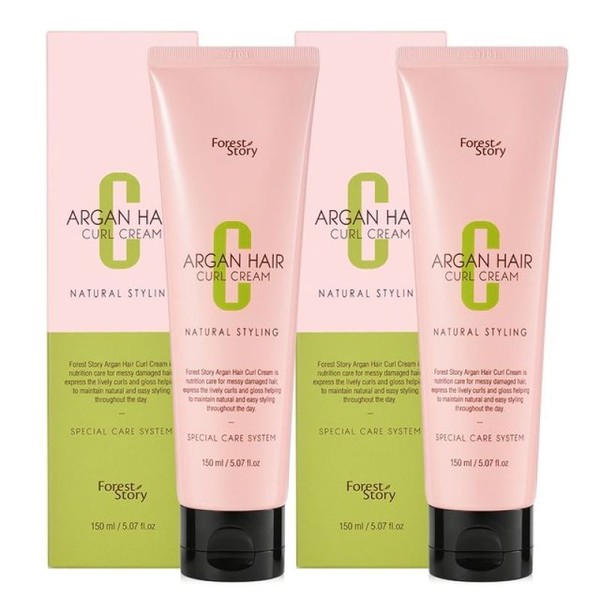 Forest Story Argan Hair Curl Cream 150ml x 2 /