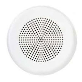 WHEELOCK LSPKWC-N LED 2W HF Speaker Round SEMI Flush Ceiling 24VDC White