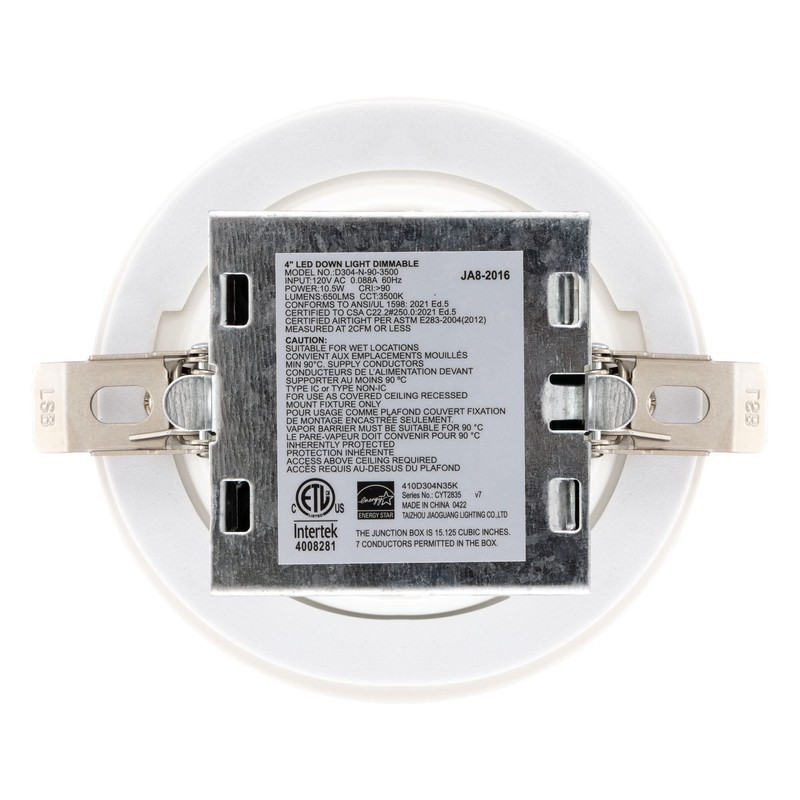 RecPro RV 110V LED Recessed Ceiling Light | 4 1/2"