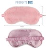 KKUADCEHI 1 Pcs Colors Eye Mask for Sleeping, Sleepover Stuff,