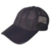 Laquest Large Size All Mesh Baseball Cap, Unisex, gray, XL