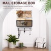 Yalikop Mail Organizer Wall Mounted Mail Holder Hanging Key and